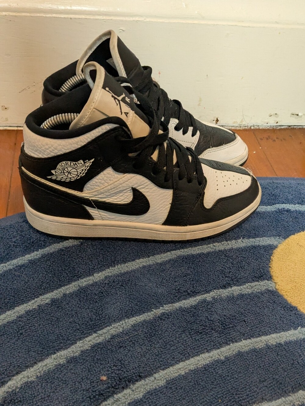 Jordan 4 Homage Black And White Split Women's Size 7
